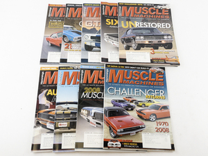 lot 98 image: 2008 HEMMINGS Muscle Machines Magazines - Missing Aug, Sep, & Nov.