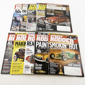 lot 122 image: Street Rodder Car Magazines Set 2013- Missing Jan & Apr