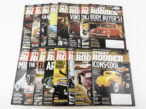 lot 123 image: Street Rodder Car Magazines 2014 & 2015 (16 Total)
