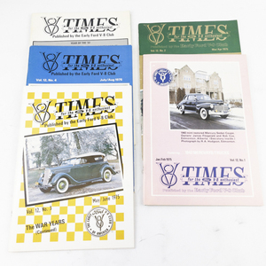 lot 132 image: 1975 The V8 TIMES Magazine for The Ford V-8 Enthusiasts -Complete Set
