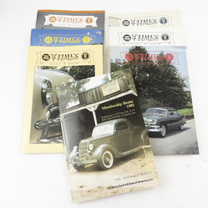 lot 141 image: 1985 The V8 TIMES Magazine for The Ford V-8 Enthusiasts -Complete Set with Roster