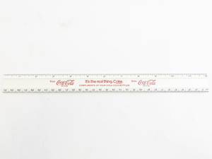 lot 18H image: Vintage Coca-Cola Promotional 12-Inch Ruler
