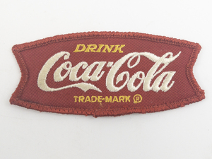 lot 18I image: Rare Vintage Coca Cola Fishtail Embroidered Patch c1958-60s