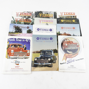 lot 151 image: 1996 & 1997 The V8 TIMES Magazine for The Ford V-8 Enthusiasts -Total 10 with 2 Rosters