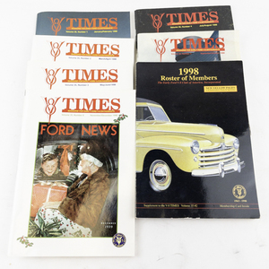 lot 152 image: 1998 The V8 TIMES Magazine for The Ford V-8 Enthusiasts -Complete Set with Roster