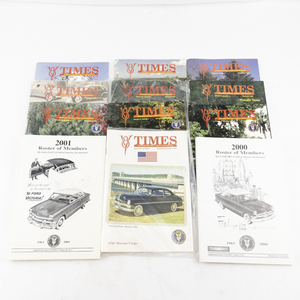 lot 154 image: 2000 & 2001 The V8 TIMES Magazine for The Ford V-8 Enthusiasts -Total 10 with 2 Rosters