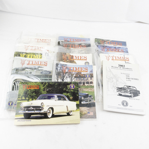 lot 155 image: 2002 & 2003 The V8 TIMES Magazine for The Ford V-8 Enthusiasts -Complete Sets with 1 Roster