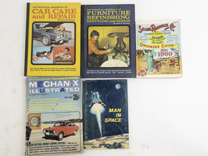 lot 170 image: Lot of 5 Vintage Booklets  Car Repair, Furniture, Space, Catalog, 1971 Magazine