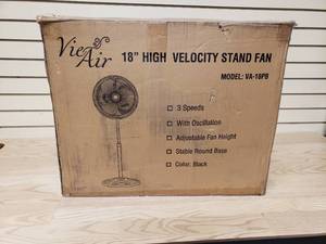 lot 6 image: Vie Air 18 High velocity stand fan