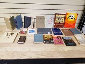 lot 37 image: Religious books  bibles