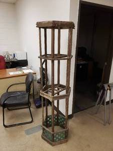 lot 77 image: large outdoor decorative flower holder