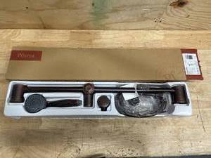 lot 99 image: Pfister LG16-300U Pfirst Series Handheld Shower Slidebar Kit 1.8 gpm Rustic Bronze
