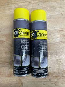 lot 135 image: Lot of 2 - Oil Vanish Oil Stain Remover 16 oz. Spray