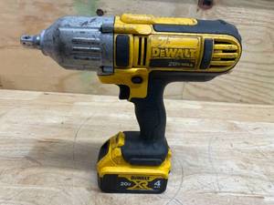 lot 17 image: DEWALT 20V MAX Cordless 12 in. High Torque Impact Wrench with Detent Pin with 4.0AH Battery