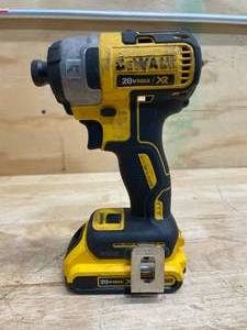 lot 26 image: DEWALT 20V MAX XR Cordless Brushless 3-Speed 14 in. Impact Driver with 2.0Ah Battery