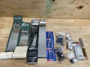 lot 155 image: Lot of 15 - Semi Exhaust Clamps and Miscellaneous Semi Parts