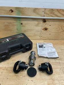lot 156 image: CURT 60618 OEM Puck System Gooseneck Hitch Kit, 30K, 2-516-In Ball, Fits Select Ram 2500, 3500