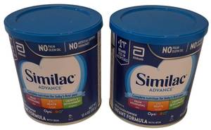 lot 6 image: NEW 2 Cans   Similac Advance 12.4oz