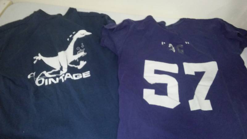 lot 9 image: 1974 AG And 1977 Vintage T Shirts.