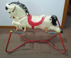 lot 46 image: Vintage Hi Prancer Bouncing Horse.