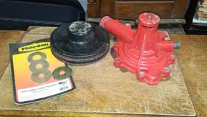 lot 73 image: Water Pump and Pulley,