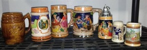 lot 100 image: Assortment of Steins (7)