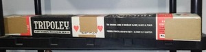 lot 101 image: Vintage Tripoley Game NEW unopened in 1977 shipping box.