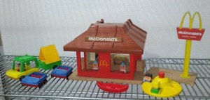 Vintage Playskool McDonalds Play Set