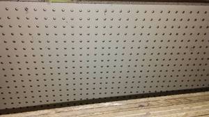 lot 162 image: 47 x 52 in.  Pegboard (24)