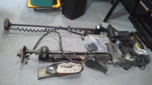 lot 205 image: Minn Kota Trolling Motors (2) One Works One for Parts.