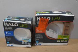 lot 13 image: Halo LED Retrofit Baffle Trim - 4 & 5