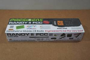 lot 43 image: President Randy II FCC Handheld or Mobile CB Radio