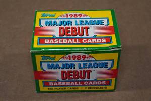 lot 134 image: 1989 Topps Major League Debut Baseball Cards