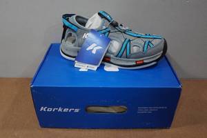 lot 208 image: Korkers Womens Swift All-Terrain Sandals - Size 9