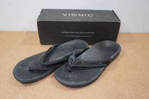 lot 249 image: Vionic Tide Womens Post Toe Sandals - Size 10