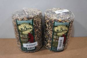 lot 260 image: 2 Mr Bird Wild Bird Feast 4lb Cylinders