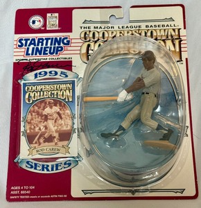 lot 5 image: Rod Carew Signed 1995 Cooperstown Collection Starting Lineup Figure With Case Minnesota Twins Baseball