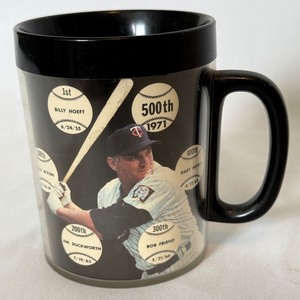 lot 15 image: Harmon Killebrew 1971 500 Home Run Club Stat Mug - Minneosta Twins