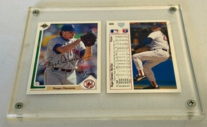 lot 31 image: Roger Clemens Signed and Numbered 1,000 1991 Upper Deck Baseball Card #655 With UDA COA