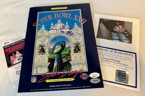 lot 35 image: Doug Williams Signed Super Bowl XXII Program with JSA COA