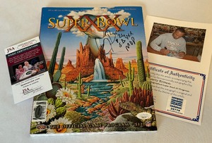 lot 41 image: Larry Brown Signed Super Bowl XXX Program With JSA COA