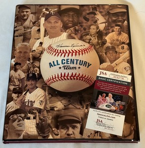 lot 42 image: Harmon Killebrew Signed All-Century Team Hard Cover Book With JSA COA - Minnesota Twins