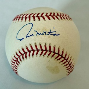 lot 47 image: Paul Molitor Signed With MLB COA OMLB Selig Ball Minnesota Twins Baseball