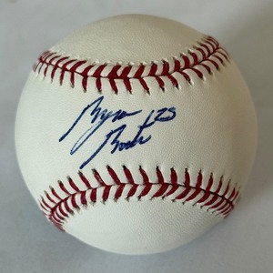 lot 53 image: Byron Buxton Signed OMLB Manfred Jr. Rawlings Ball Minnesota Twins Baseball