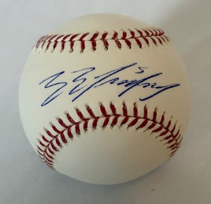 lot 83 image: Eduardo Escobar Signed OMLB Manfred Jr. Rawlings Baseball Minnesota Twins