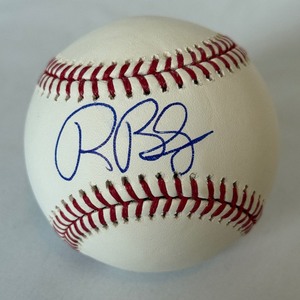 lot 93 image: Ron Blomberg Signed With Beckett COA OMLB Manfred Jr. Rawlings Baseball