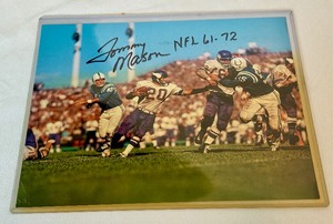 lot 50 image: Tommy Mason Signed 8x10 Photo With COA Minnesota Vikings Football