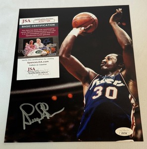 lot 52 image: George McGinnie Signed 8x10 Photo With JSA COA Basketball