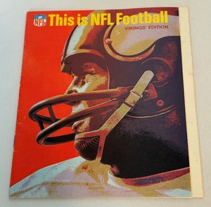 lot 15A image: Minnesota Vinkings 1967 This is NFL Football Magazine