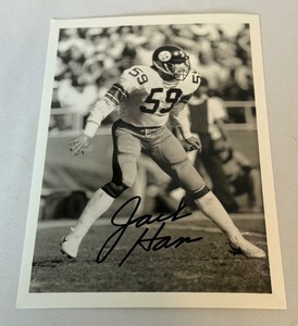 lot 126 image: Jack Ham Signed Pittsburgh Steelers NFL Photo